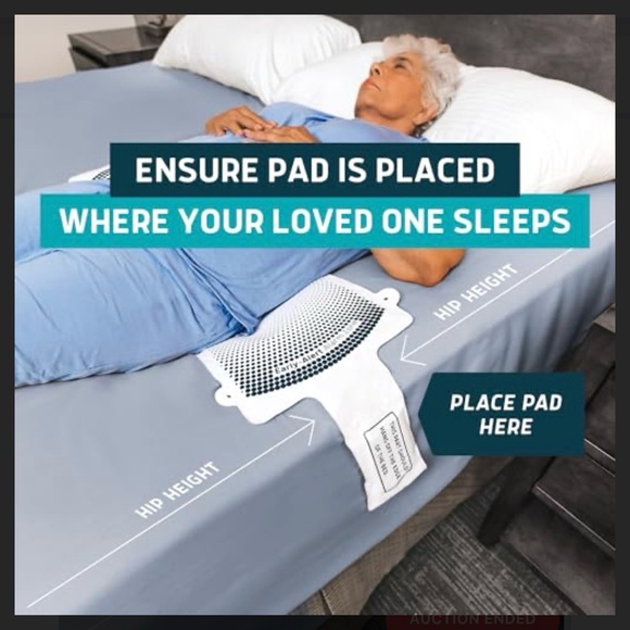 New Early-Alert Bed Alarm System with Wireless Sensor Pad - Picture 2 of 9